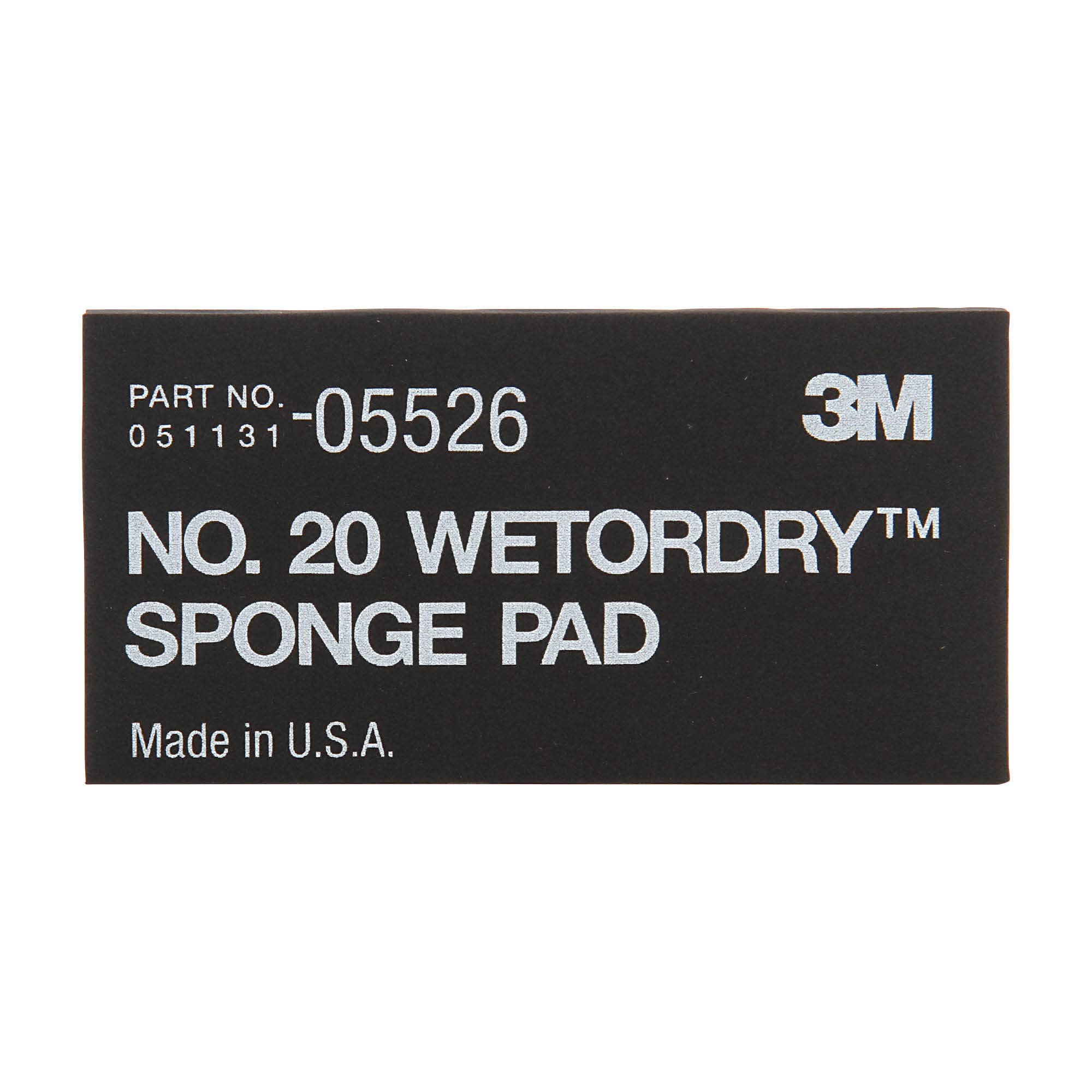 3M Wetordry Podkładka pod gąbkę 20, 05526, 12,7-1.3 cm x 5.1-1.9 cm x 3/8 cala, 5 sztuk, elastyczna, długotrwała