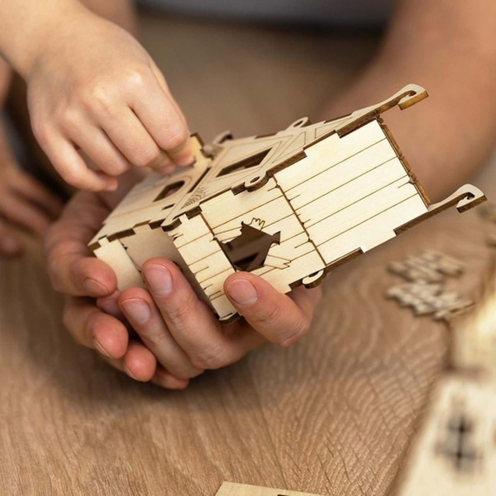 Lastre In Legno Non Finito Incisione Colorazioni Pittura