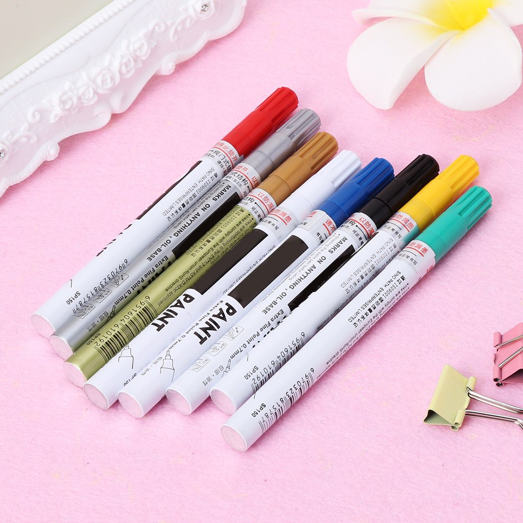 Amazon | YOGOTEU 0.7mm 極細油性ペイントメタリックマーカーペン