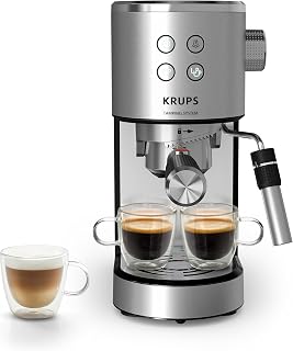 KRUPS Virtuoso+ Espressomaschine, Tamping System, Barista-Qualität