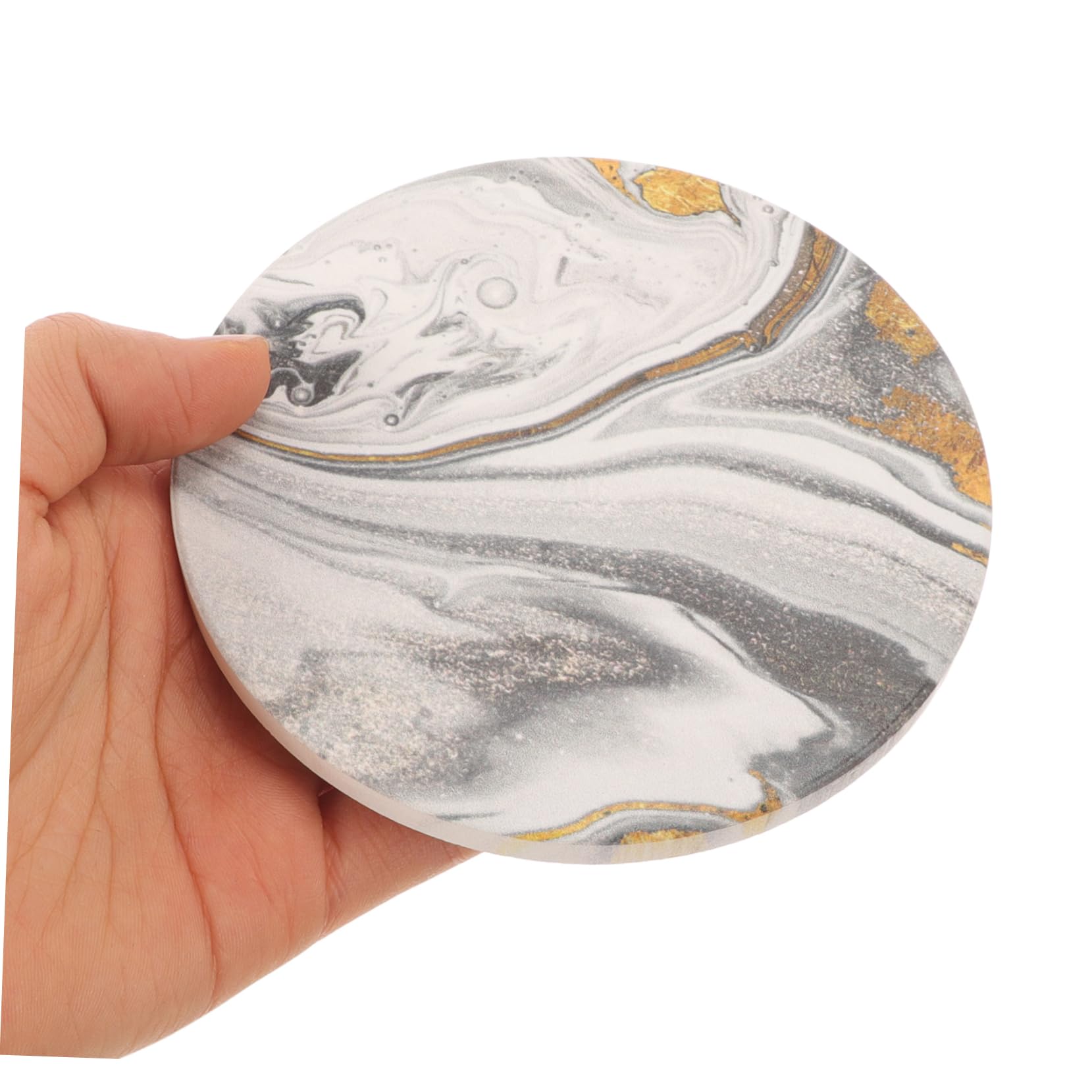 Cabilock 18 Pcs Dessous De Verre Absorbants en Céramique Dessous De Verre en Céramique Décor - Dessous De Verre en Céramique Tapis De Tasse Dessous De Verre pour Boissons De Tasse