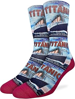 Good Luck Sock Men's Nautical Ships and Boats Socks, Adult