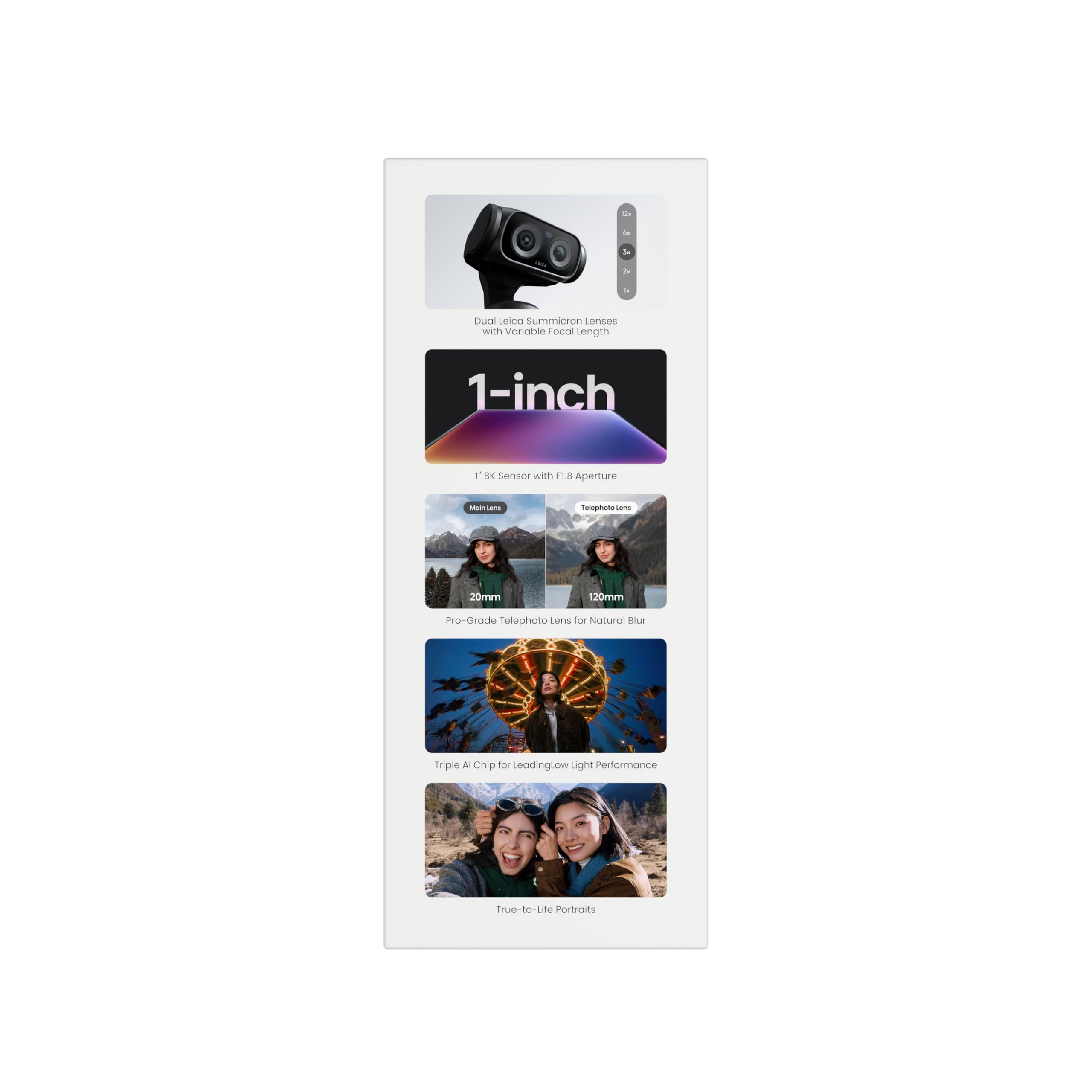 Insta360 Luna Ultra Creator Bundle | Modulare Kamera mit 2,5 cm (1 Zoll) Sensor, Video I-Log 10bit, 37-MP-Fotos mit Raw, 6-Achsen-Stabilisierung, Wi-Fi 6, HiFi-Audio