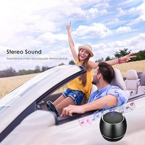 Miniatura 7 de Altavoces Bluetooth portátiles, mini altavoz Bluetooth inalámbrico para exteriores con micrófono integrado, llamada manos libres, tarjeta TF, sonido