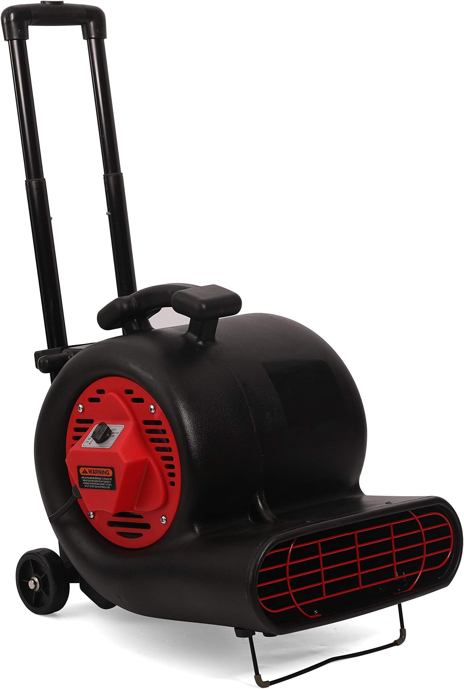 MOUNTO 3-Speed 3/4HP 3000CFM Air Mover Floor Carpet Dryers with Wheel Kit