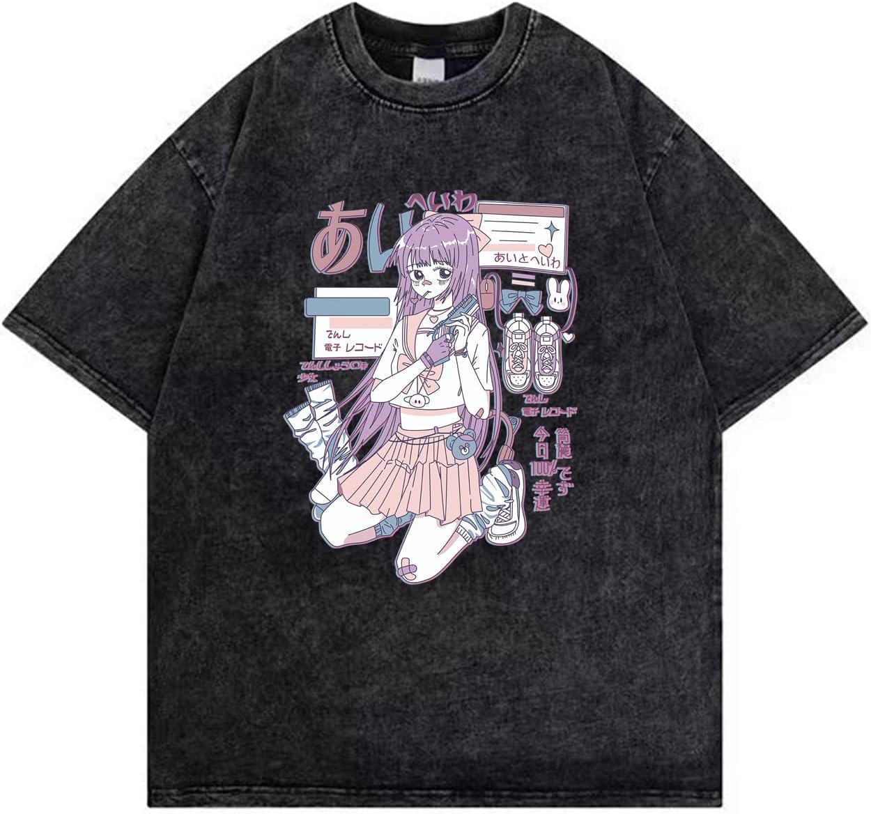 Women Summer Gothic T-Shirt Anime Aesthetic Print Harajuku Fashion Casual Tops image 3