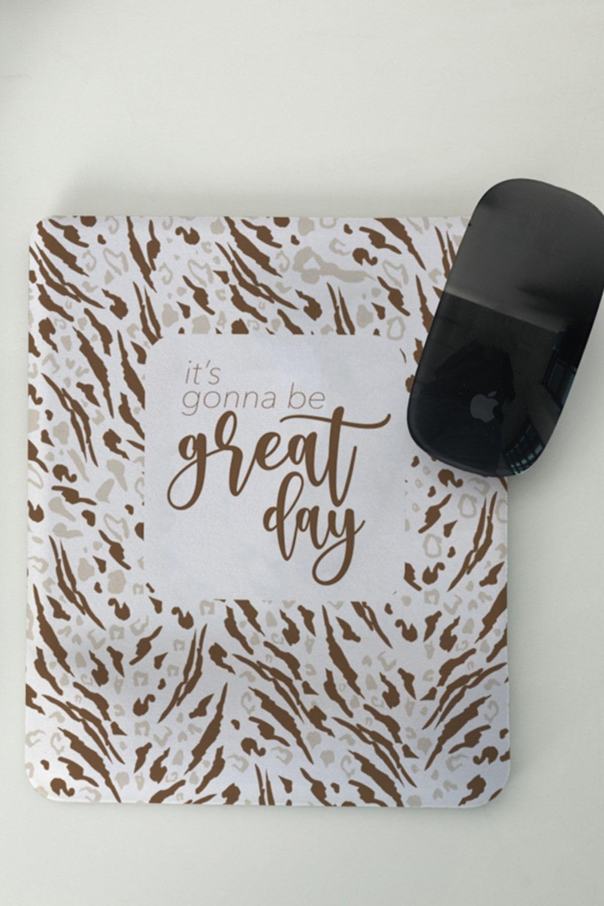 Hediyesepeti Kadın İş Arkadaşına Hediye Motto Mesajlı Mousepad 18 x 22,5