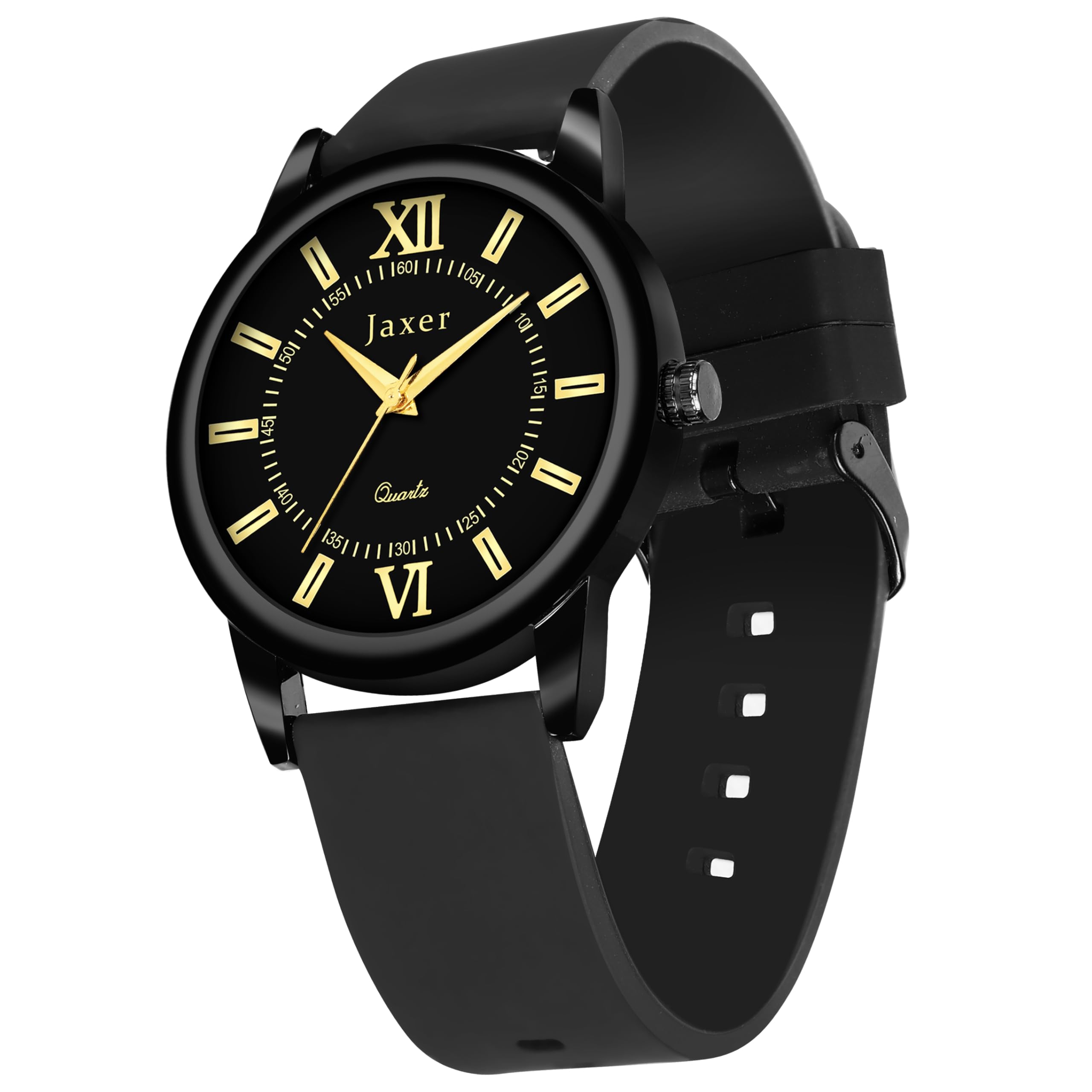 Jaxer Black Silicone Band Analog Wrist Watch for Men and Boys - JXRM2179 (B0D8WBF4PX) Amazon Price History, Amazon Price Tracker
