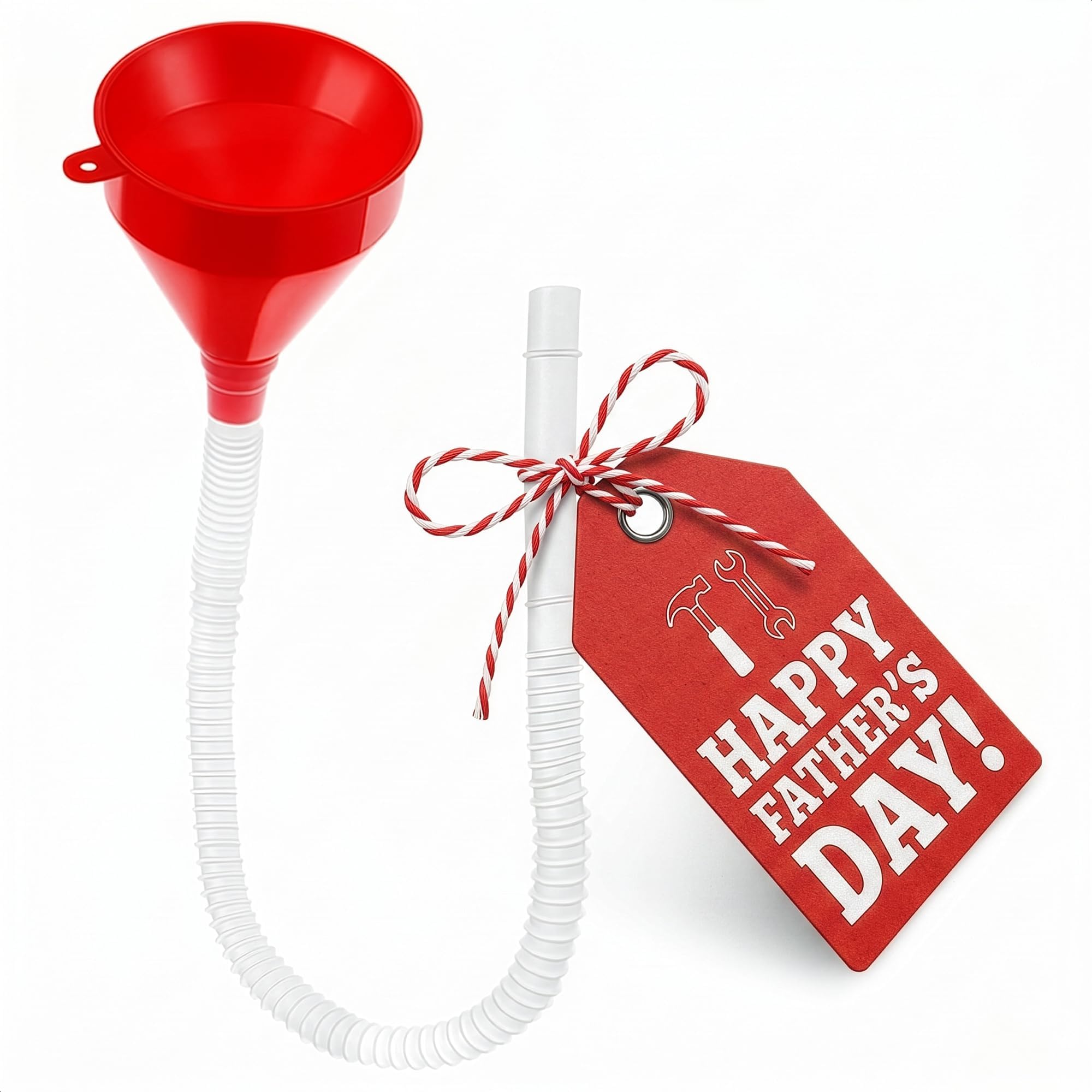 3" Wide ร 23" Long Funnel with Hose โ Leak-Resistant Flexible Oil Funnel for Transmission Fluid, Coolant, Gas Tank, Power Steering, DIY Mechanic โ Funnels for Automotive Use, Garage Applications