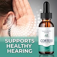 Vista 2 de (oficial) Cortexi - Soporte auditivo para tratamiento de tinnitus con cromo, semilla de uva, astrágalo, raíz de maca, suplemento de gotas de apoyo