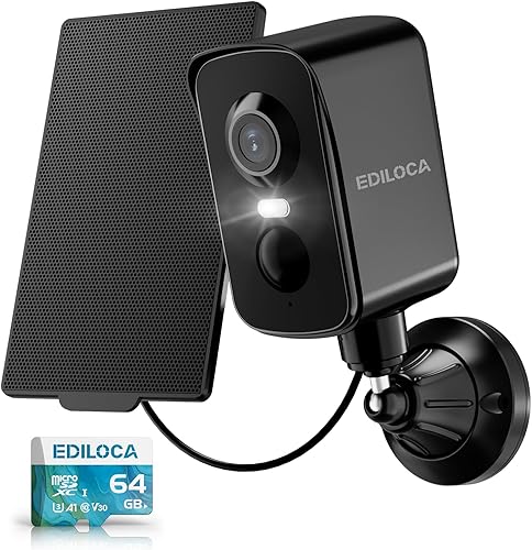 Miniatura 11 de Cámaras de seguridad inalámbricas para exteriores, 2K Pan Rotación de 300° Cámara WiFi alimentada por batería con detección humana PIR, visión