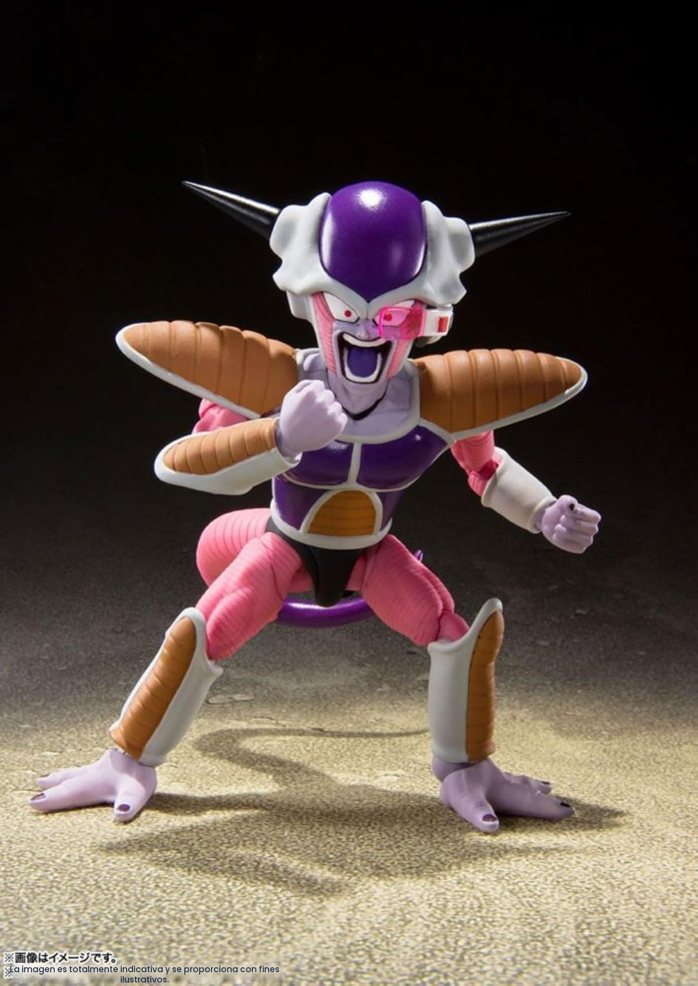 Frieza First Form & Frieza pod Set Fig 11 cm Dragon Ball z SH figuarts re-Issue | Dragonball Z - Figura de acción de 4 pulgadas S.H.Figuarts - 1st Form Frieza & Pod