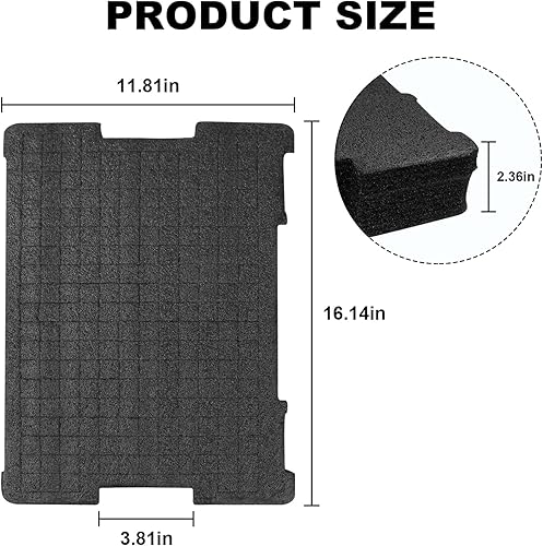 Miniatura 3 de Organizador de herramientas Inserto de espuma DWST88801 se adapta a DEWALT Tool Box packout insertos de espuma DWST17808, DWST17807, DWST17805 (2