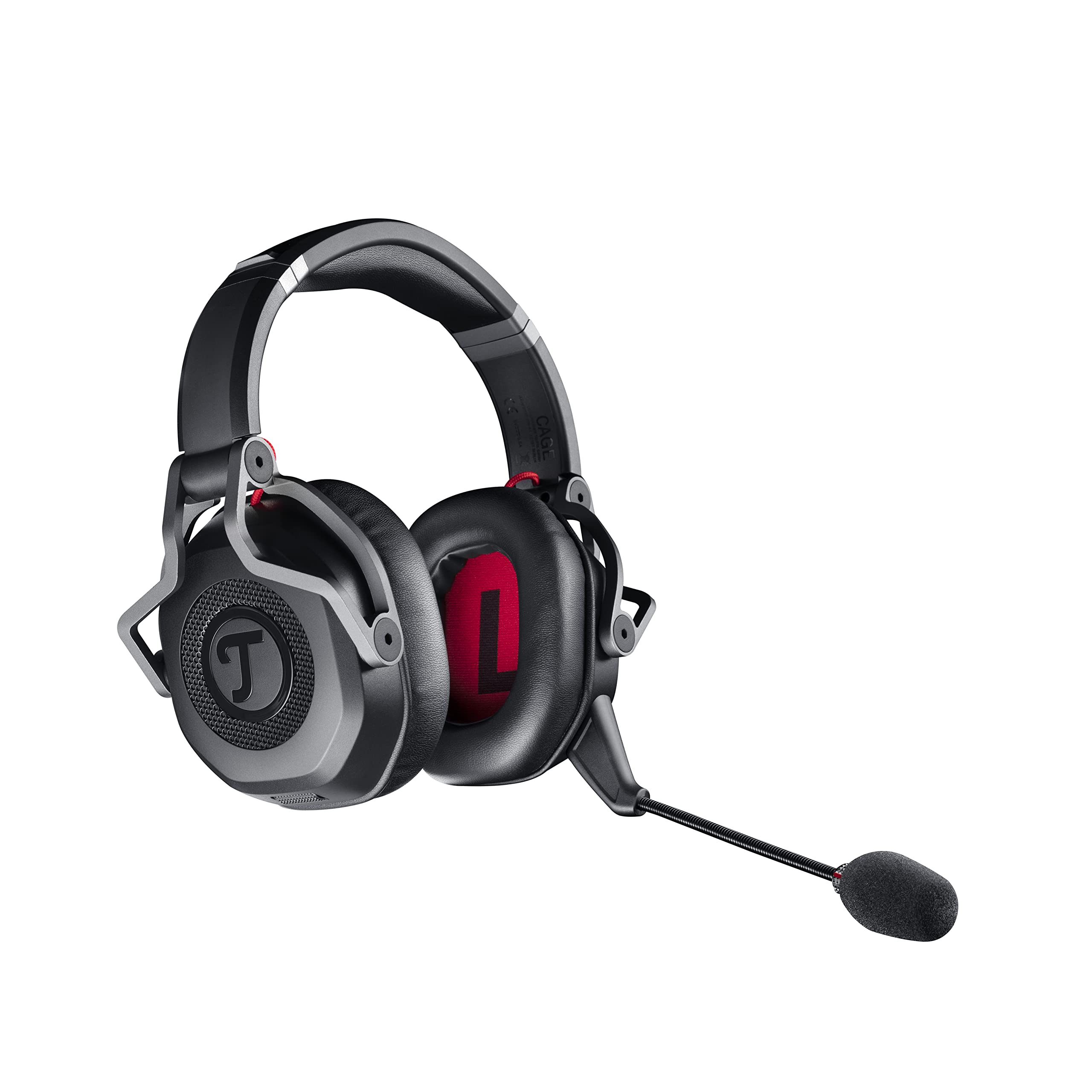 Teufel CAGE - Gaming Kopfhörer mit 7.1.-Surround-Sound-Algorithmus, HD-Mikrofon, Robustes Design - schwarz