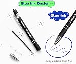 Personalized Pens with Name in Bulk,Custom Pens with Blue Ink and Stylus Tip,Customizable for Business Text,Customized for Marketing,Engraved for Gifts