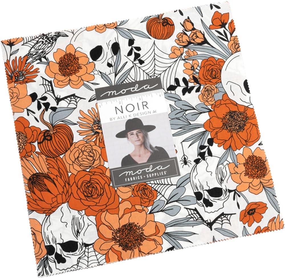 Moda FabricsNoir Layer Cake by Alli K Design 11540LC, 10 Inches