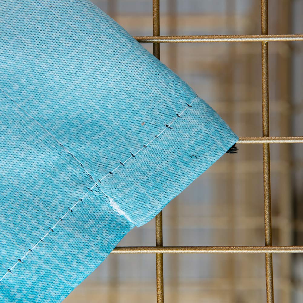 Boyouth Niebo niebieski gradient kolor pionowe paski nadruk zasłony zaciemniające, przelotki górne zasłony i zasłony do sypialni, salonu, 140 na 270 cm, 2 panele