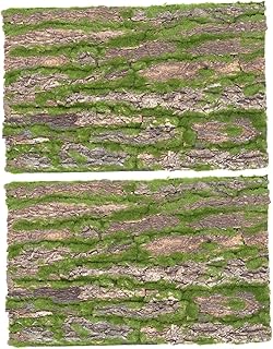 2 Pçs Decoração De Tanque Recipiente De Vidro Acessórios De Tartaruga Réptil Casca De Escalada Réptil Pano De Fundo Cortiça Réptil Casca De Árvore Decoração De Casca De Árvore