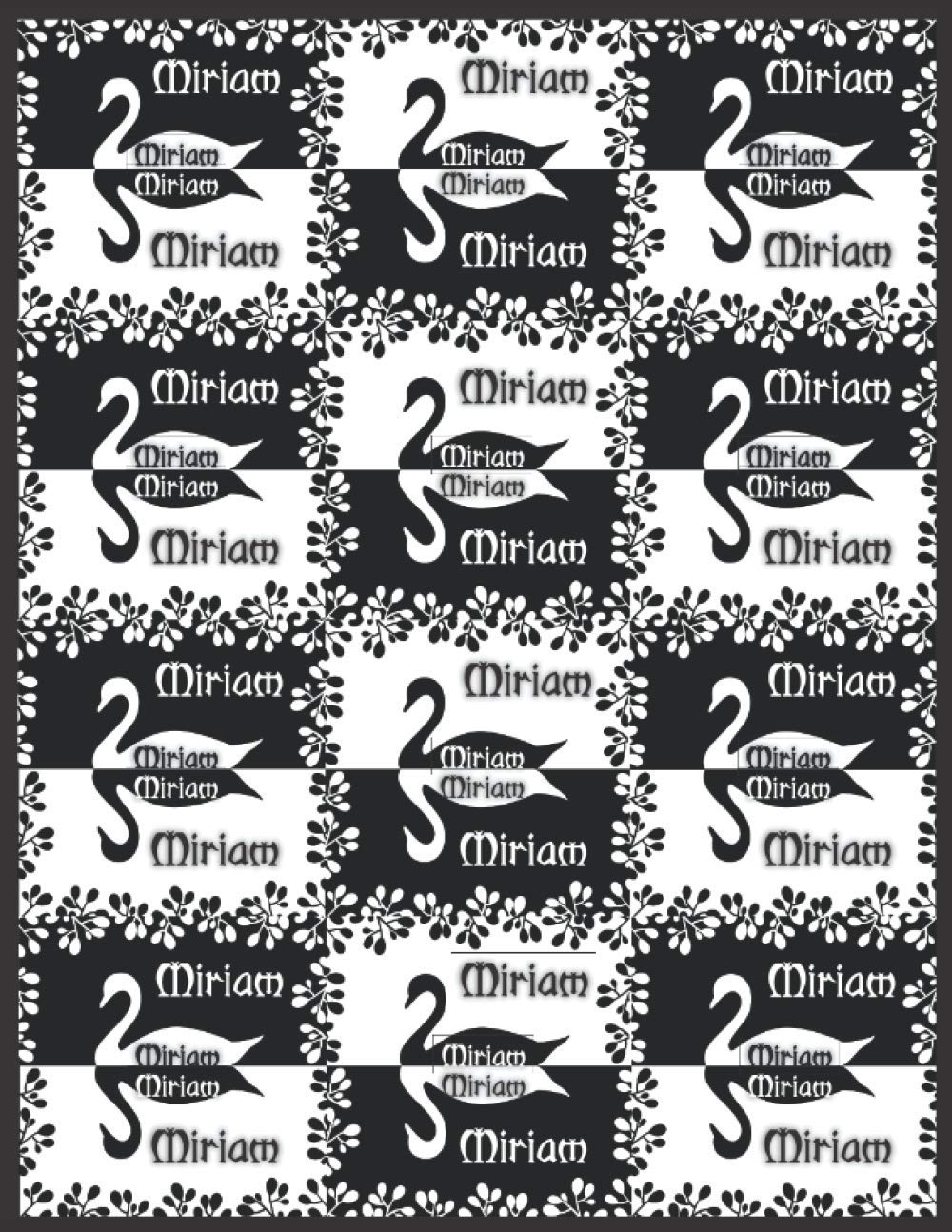 MIRIAM: Beautiful Miriam Present - Perfect Personalized Miriam Gift (Miriam Notebook / Miriam Journal)