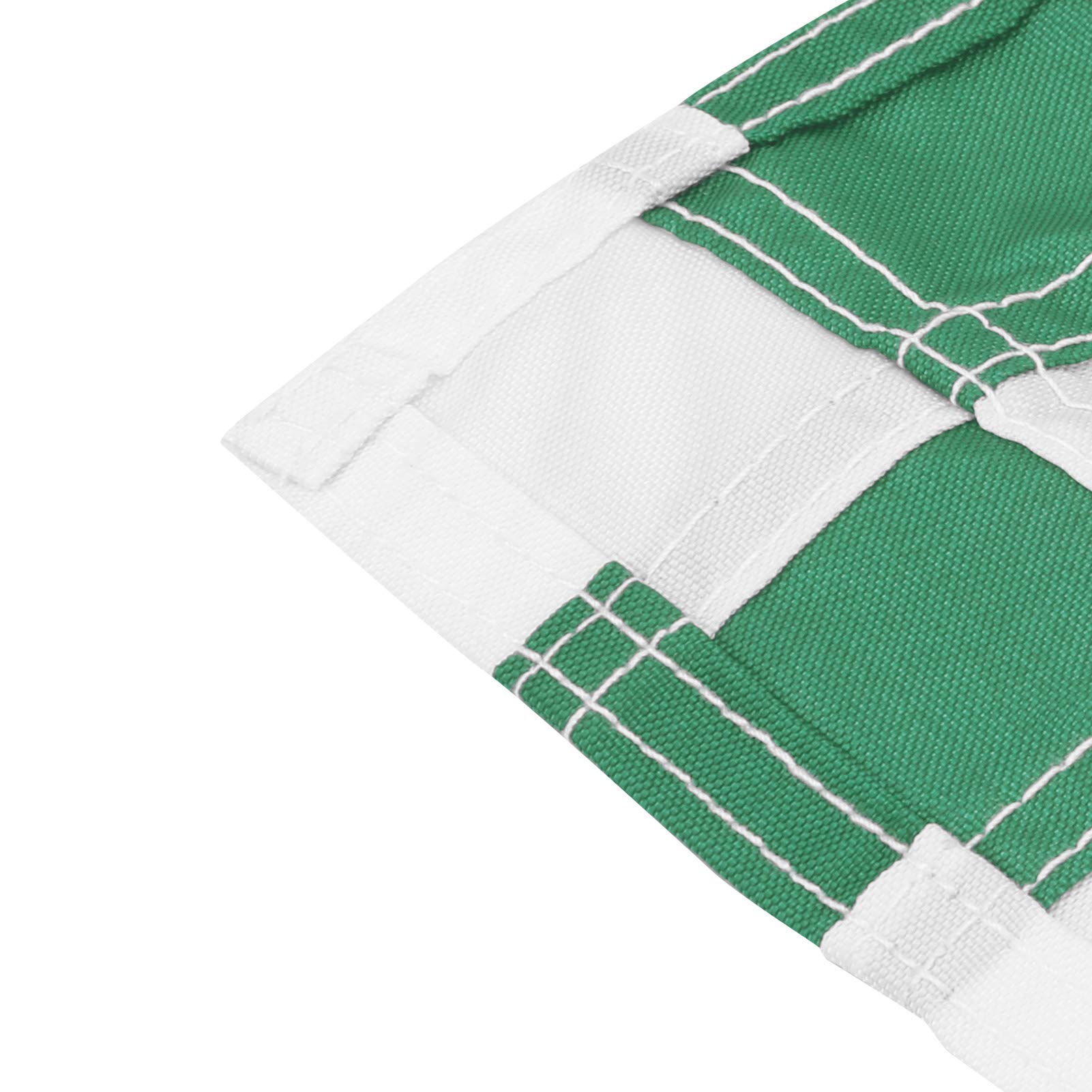 Lot de 4 drapeaux verts de golf à carreaux avec trous, pour entraînement de jardin