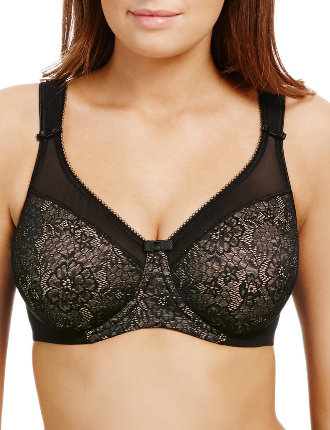 Berlei Beauty Lace Underwired Smoothing Bra Black 34C