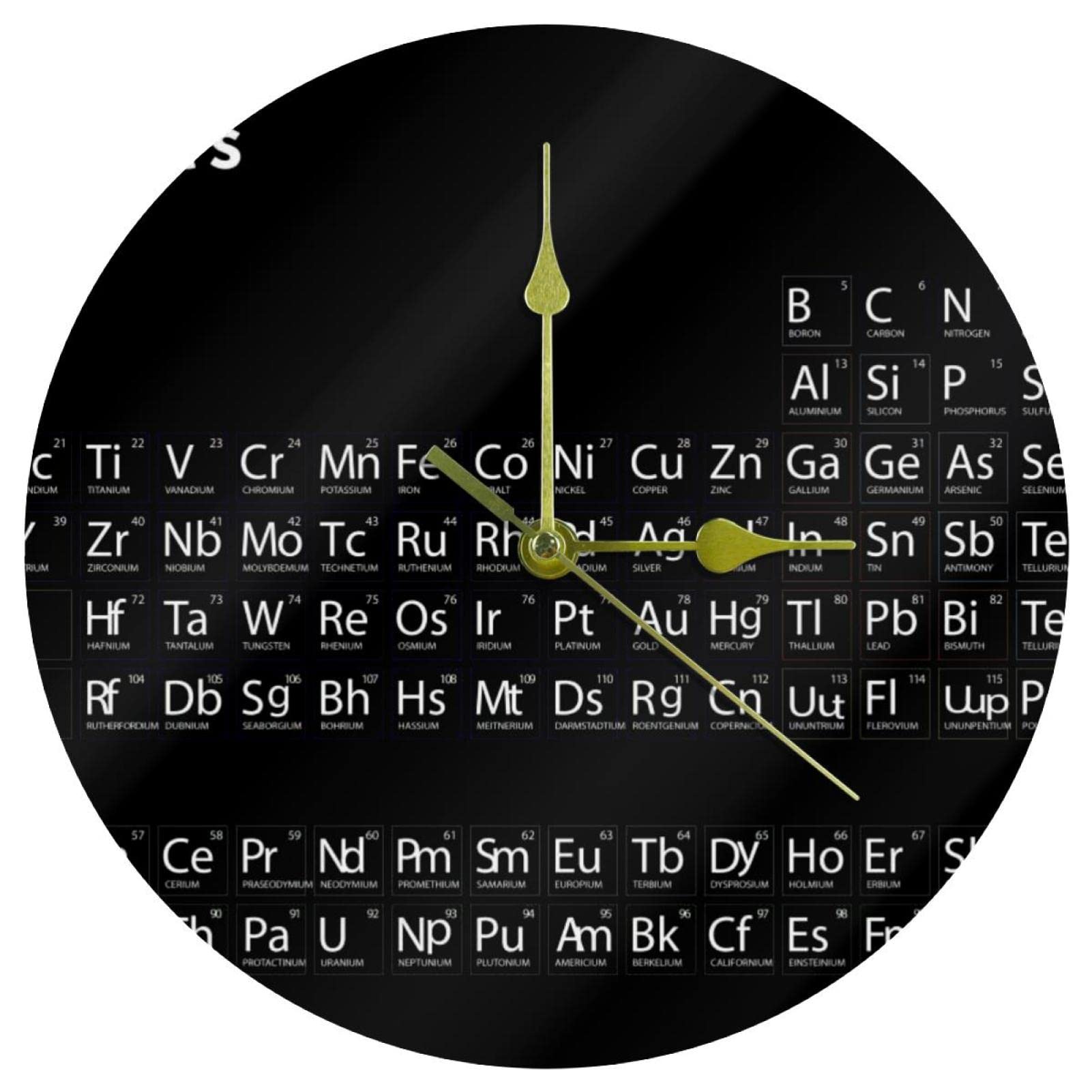 Horloge murale décorative pour la maison éliminant les nuisances sonores du quotidien