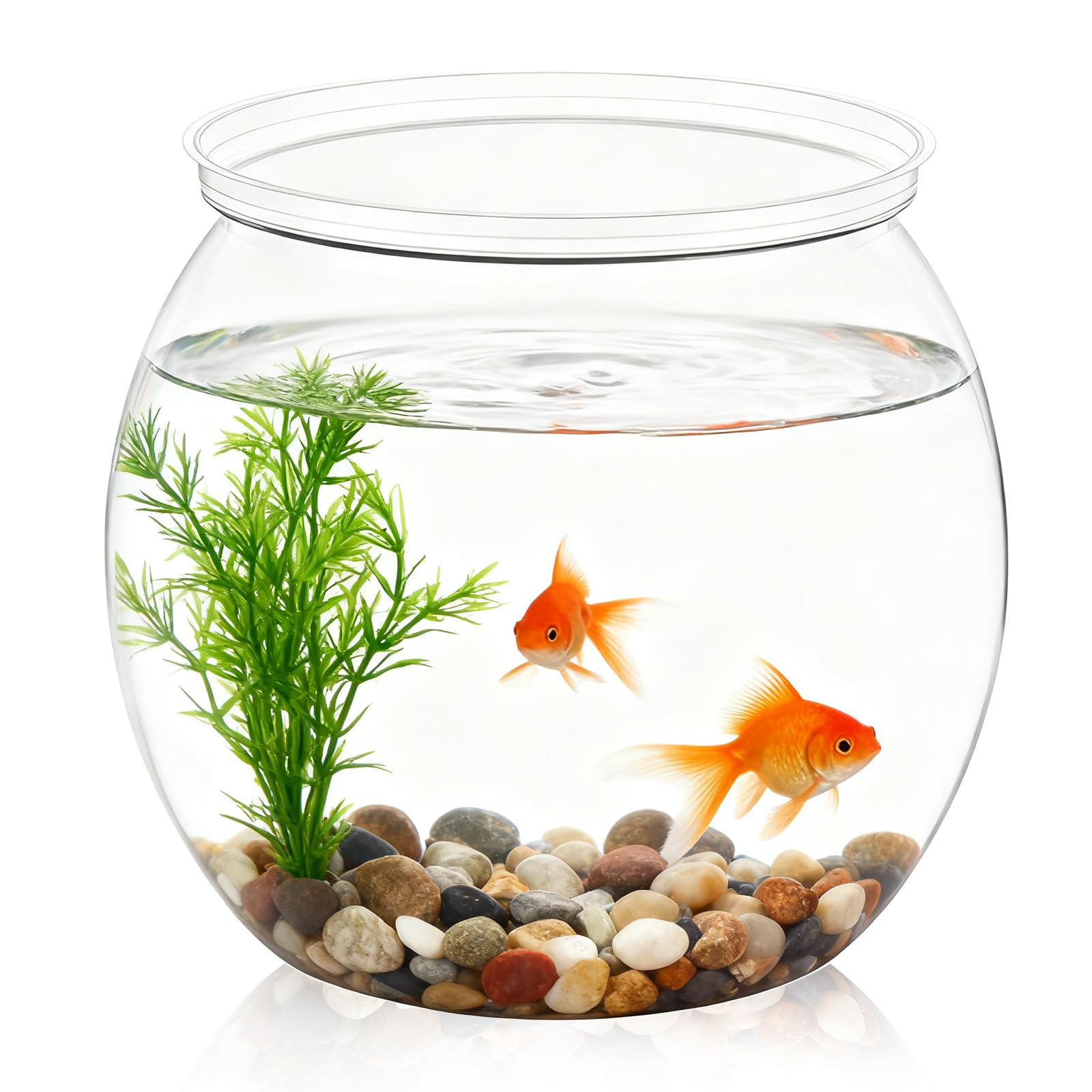 Photo 1 of Larrel Mini Plastic Fish Bowl - Transparent, 27 oz