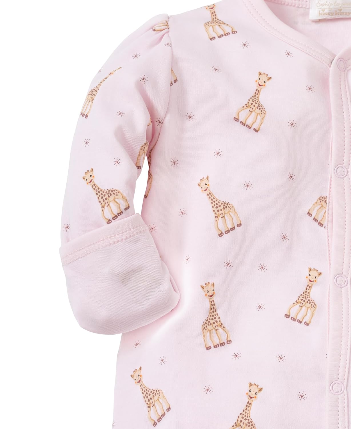 Kissy Kissy Baby-Girls Infant Sophie La Girafe Print Convertible Gown-Pink-Small