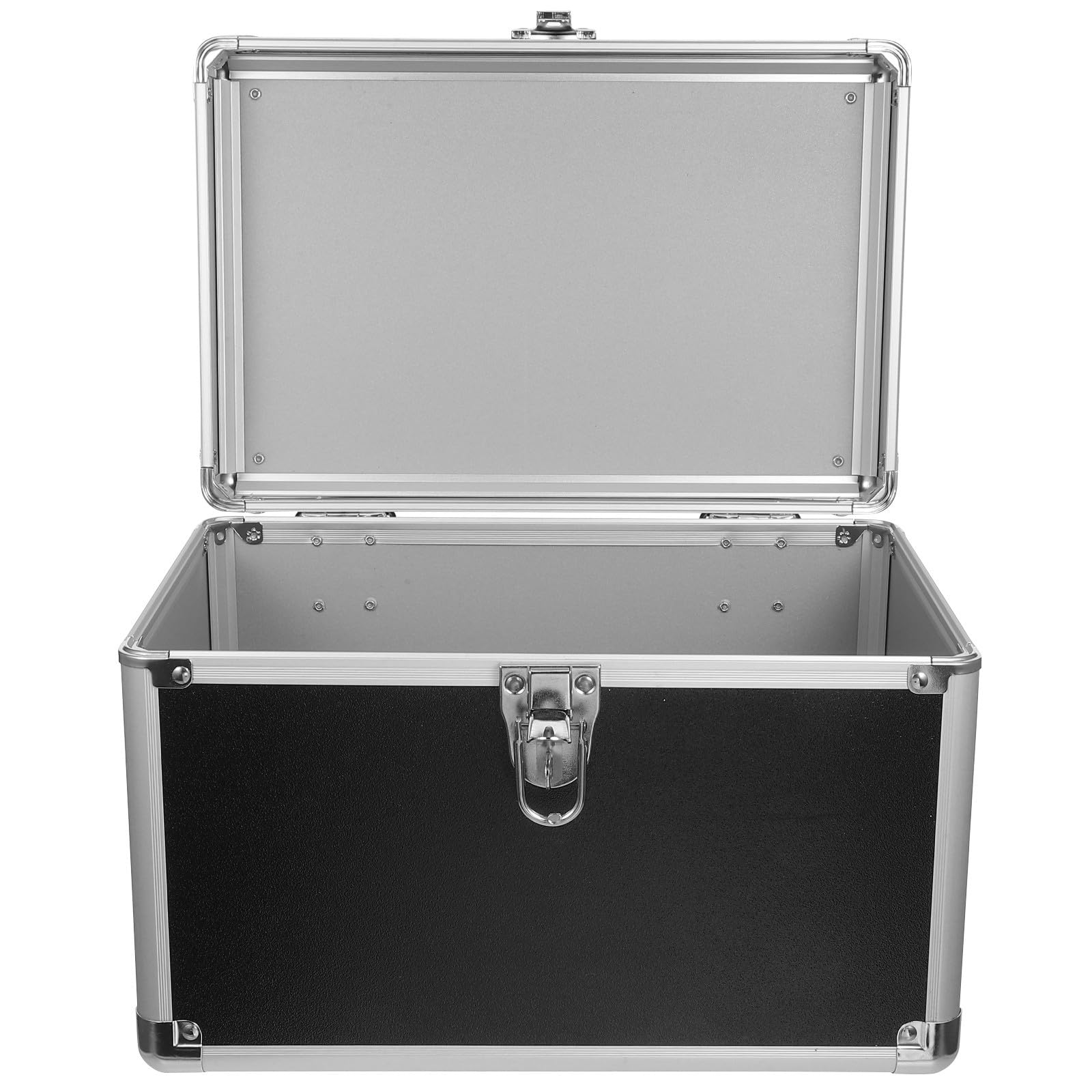 Mallette de rangement outils 30x20x20 cm alu noir pour électricien