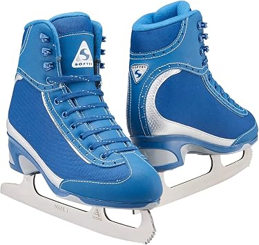 Jackson Ultima Softec Vista ST3200 ST3201 Figure Ice Skates for Women and Girls/Black, Navy, White | Comfortable Figure Skates for Ice Skating & Recreational Figure Skating, Ice Skates for Kids/Toddler Ice Skates-Medium Width