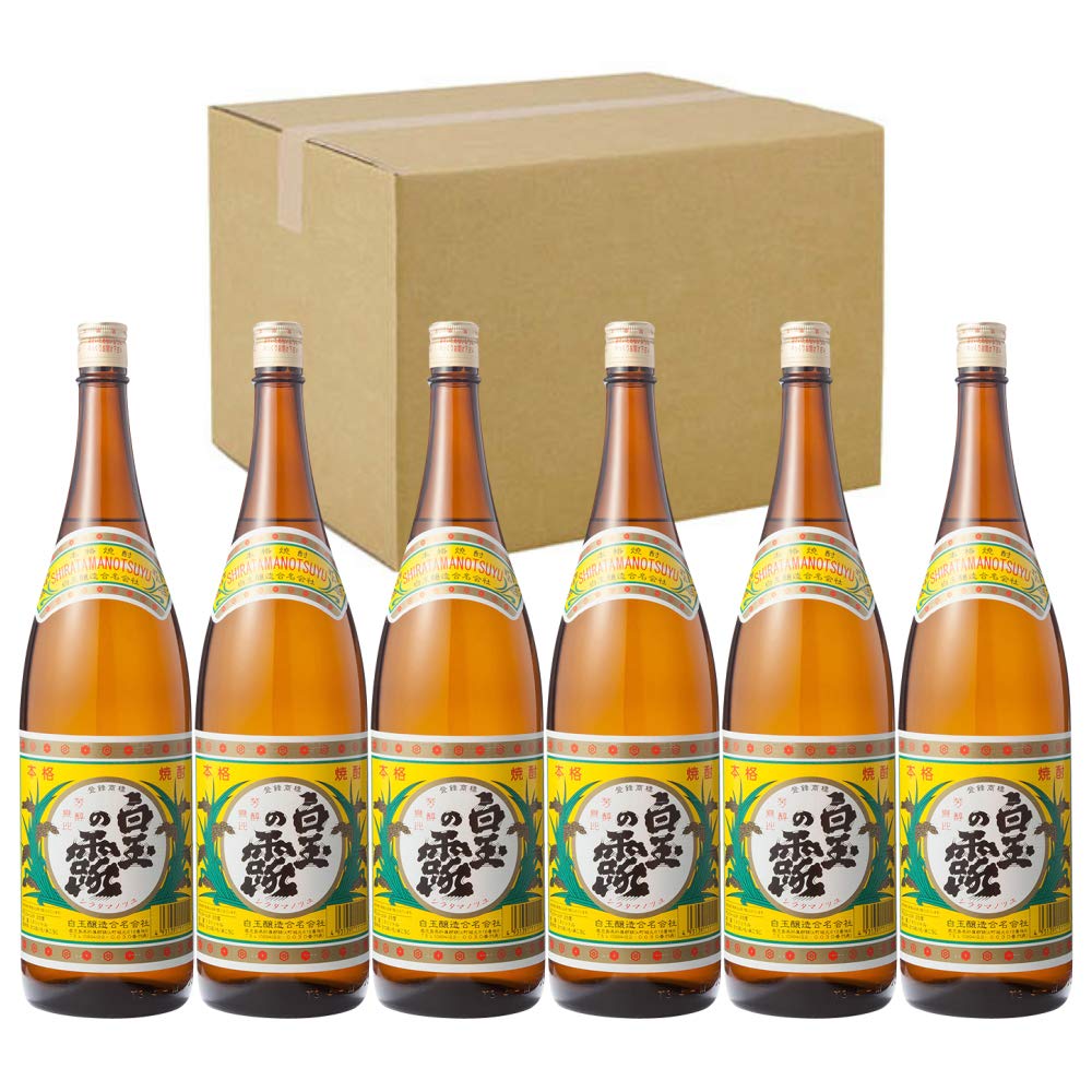 Amazon.co.jp: 白玉の露 25度 1.8L×6本 段ﾎﾞｰﾙ出荷 : 食品・飲料・お酒