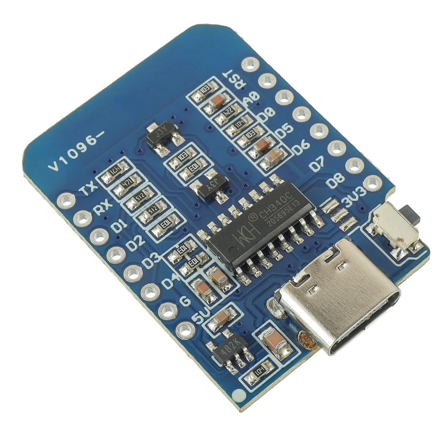 3 Pezzi ESP8266 Scheda di Sviluppo Mini ESP8266-12F NodeMCU Modulo WiFi Chip Interfaccia Type-C Compatibile con Arduino