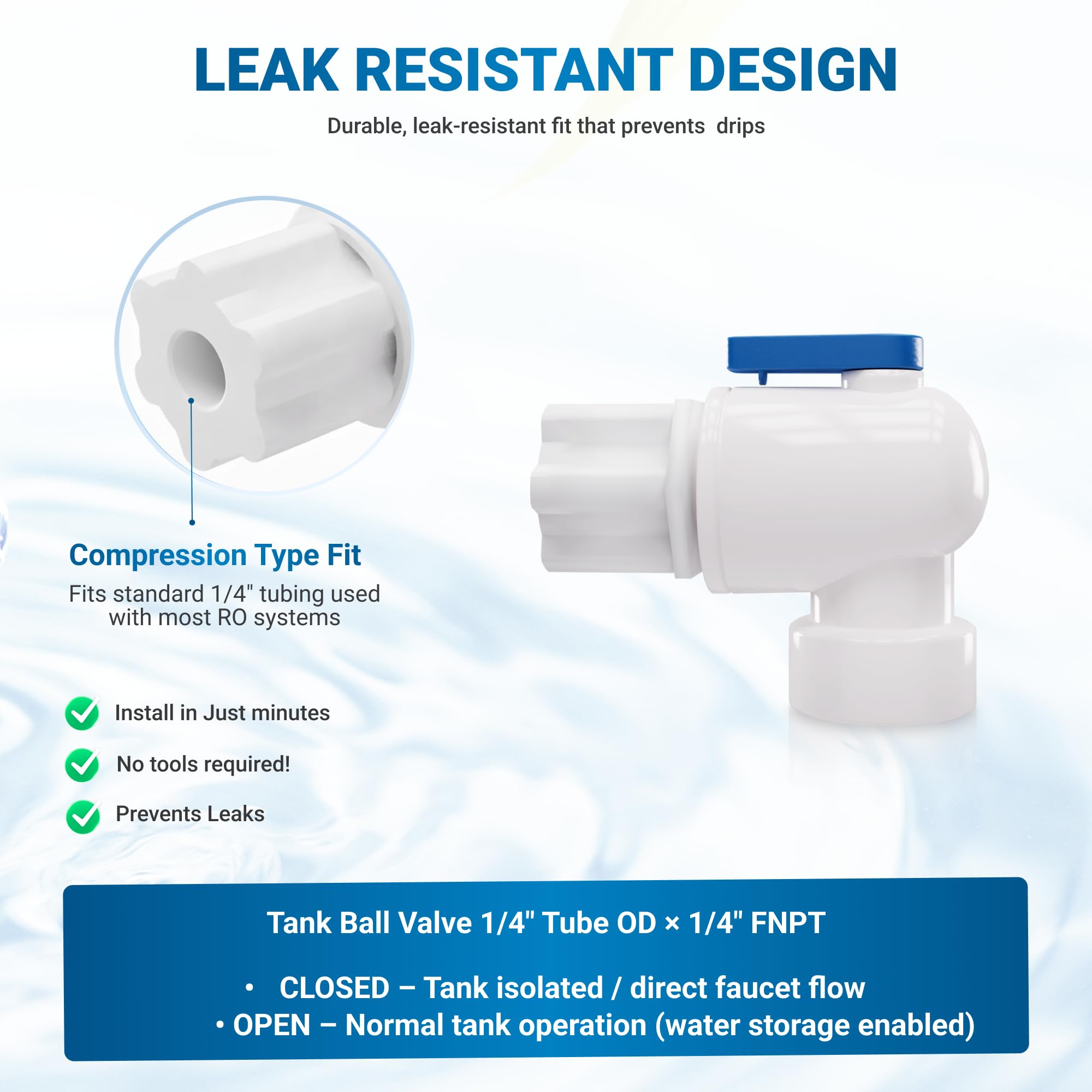 Amazon | Max Water 高耐久 4.4ガロン @ 100 PSI 加圧RO (逆浸透) 水