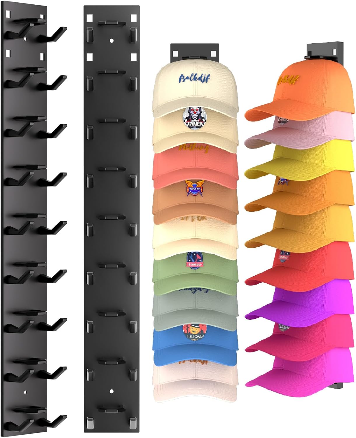 Hat Organizer for Baseball s, Strong Adhesive Hat Ra for Wall,