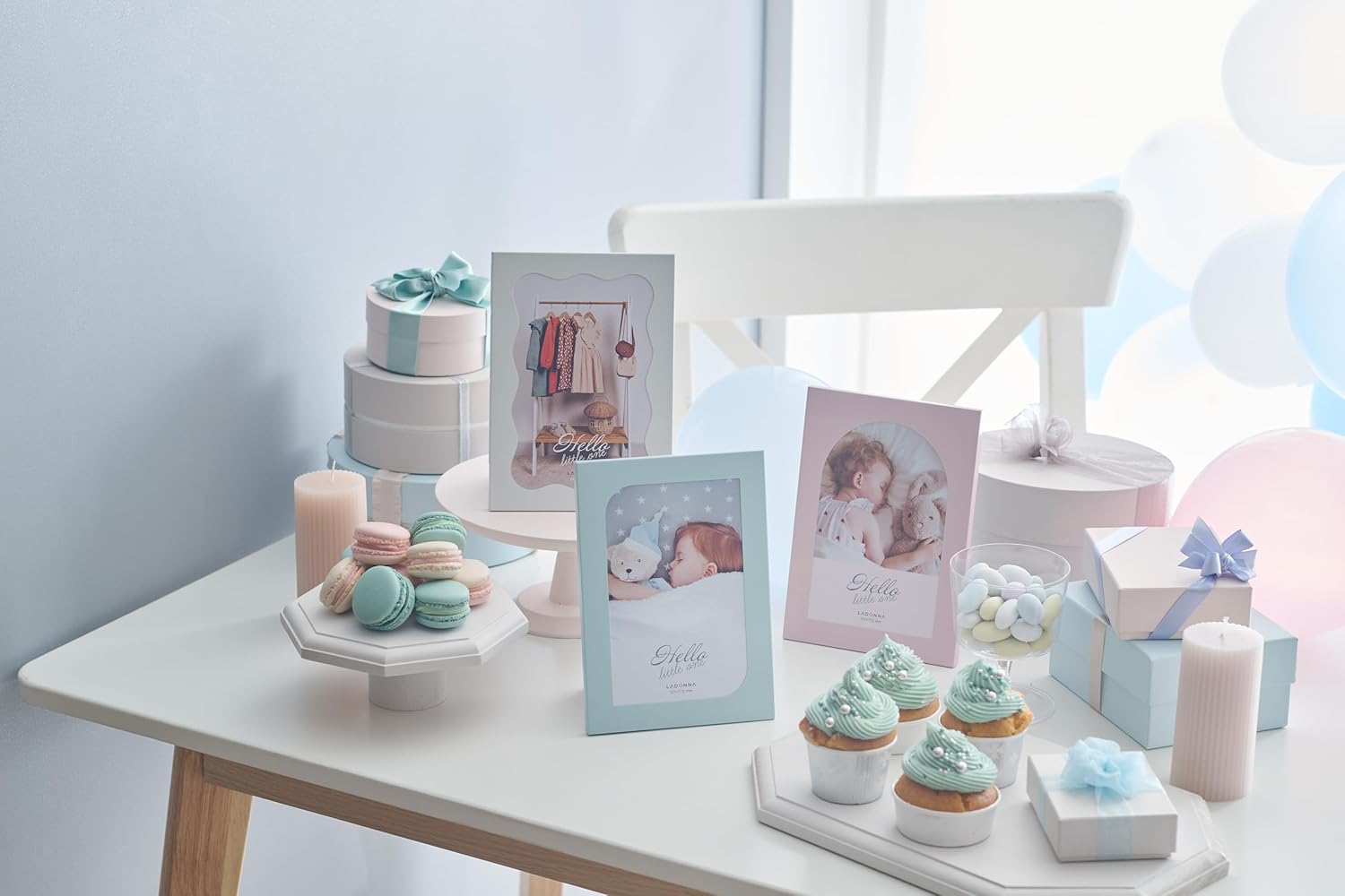 ラドンナ Radonna LB44-P-PK Pastel Aluminum Picture Frame 096244