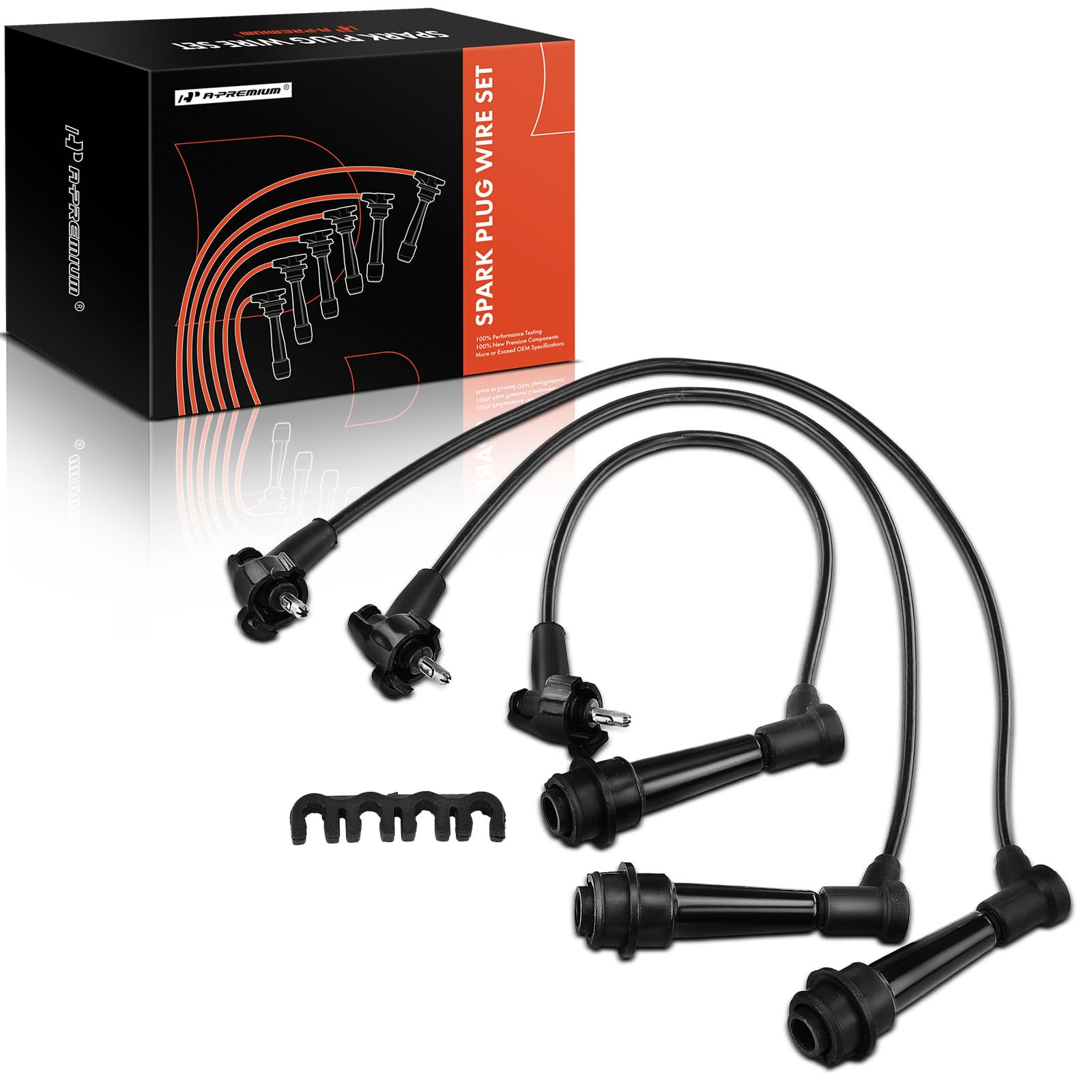 A-Premium Ignition Spark Plug Wires Set of 3