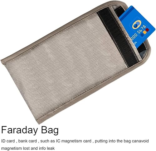 Miniatura 3 de Faraday - Bolsa antiradiación para teléfono celular compatible con iPhone 12 Pro, funda de bloqueo de señal de seguridad, protección EMF 5G, RF,