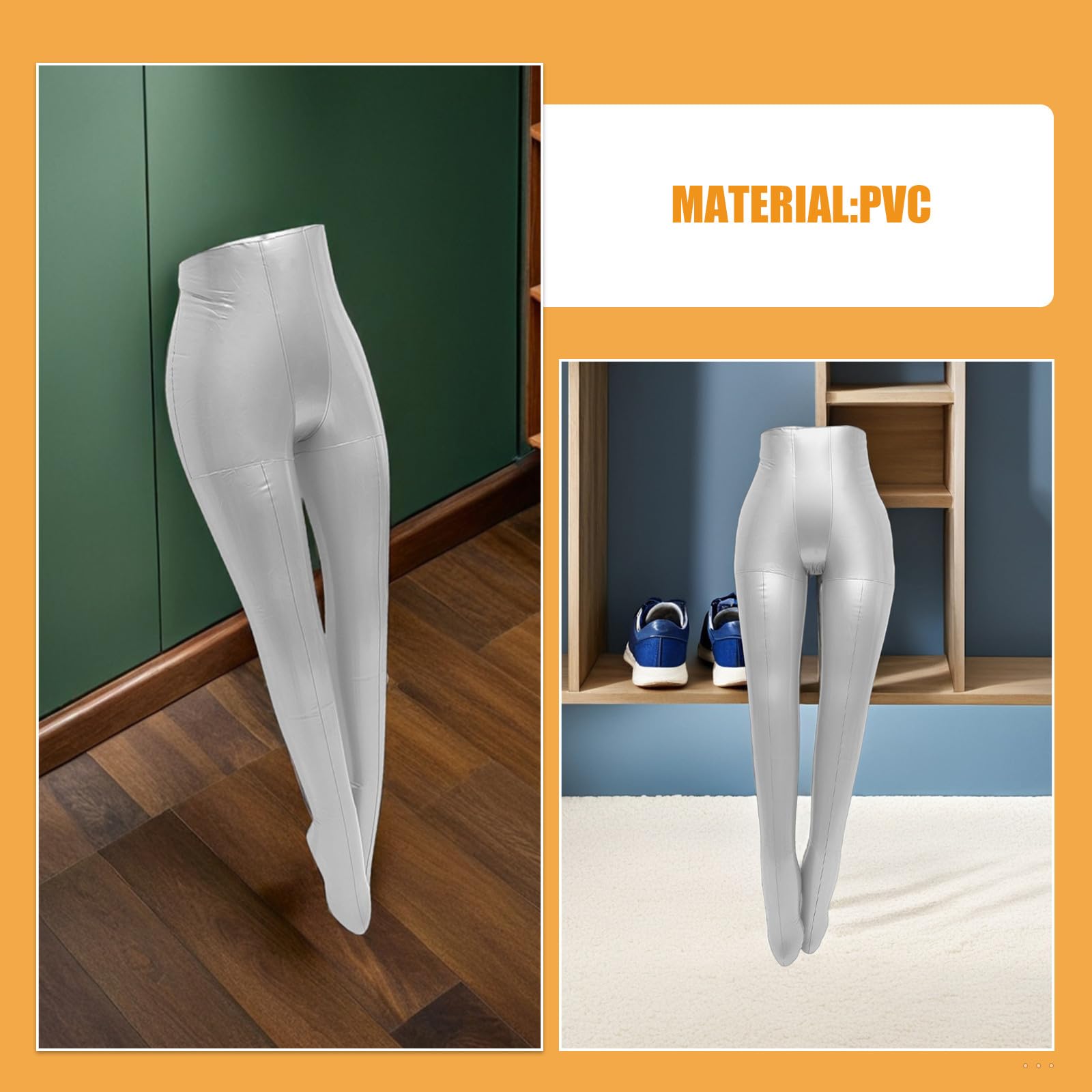 FOMIYES Maniquí Ligero y Portátil de PVC para Exhibición de Ropa Inflable Diseño Realista Pack de 3 Piezas Adecuado para Estudios Fotográficos y Venta Minorista