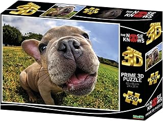 Super 3D Adorable Pug 500 pcs- Pugsley