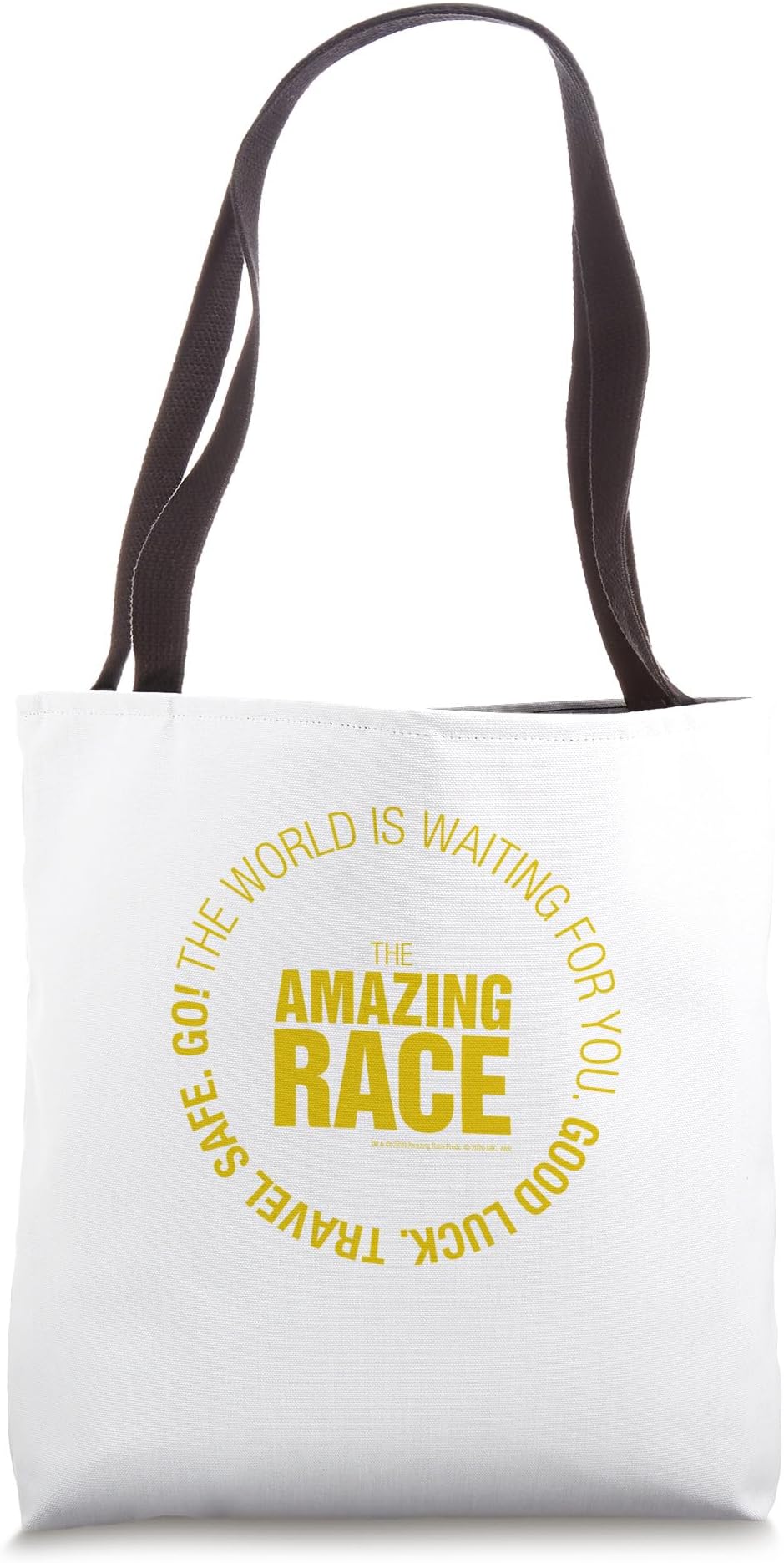The Amazing Race Yellow Starting Badge Tote Bag