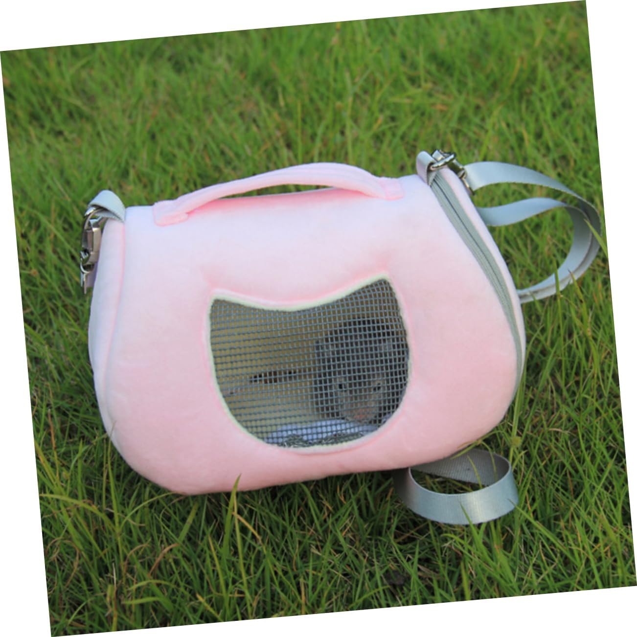 DOITOOL 3pcs Fashionable Small Pet Carrier Handbag for Outdoor Travel and Hiking Cozy Carrying Bag for Hamsters Guinea Pigs and Small Dogs