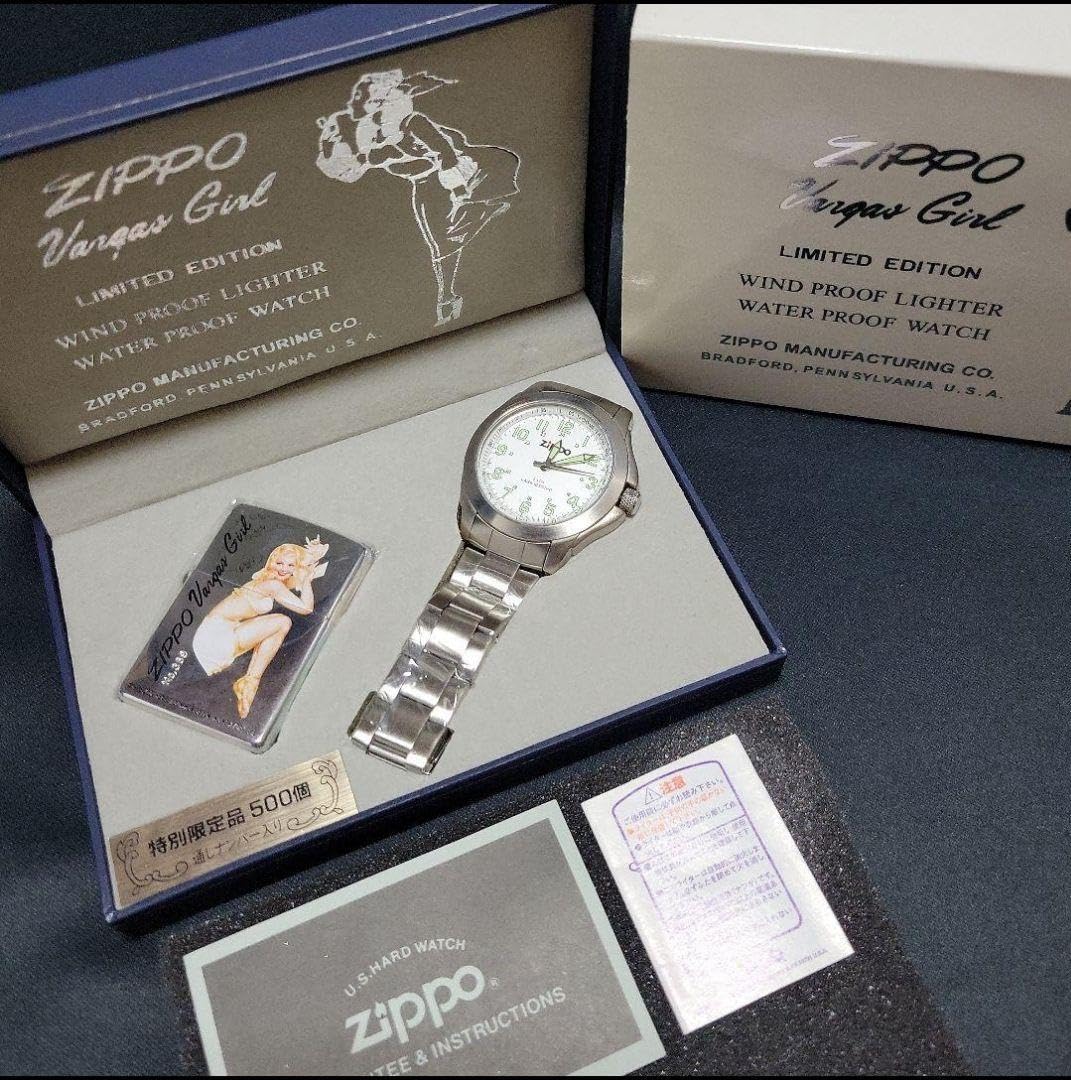 Amazon.co.jp: Vargas Girl ZIPPO 腕時計 通しNo.付 ① : おもちゃ