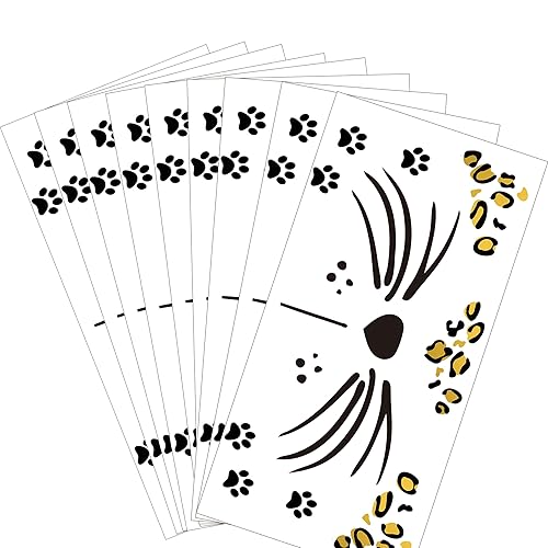 Miniatura 7 de Tatuajes de murciélago de Halloween, tatuaje temporal de murciélago falso, calcomanía de tatuaje de cara de murciélago para adultos y niños, fiestas