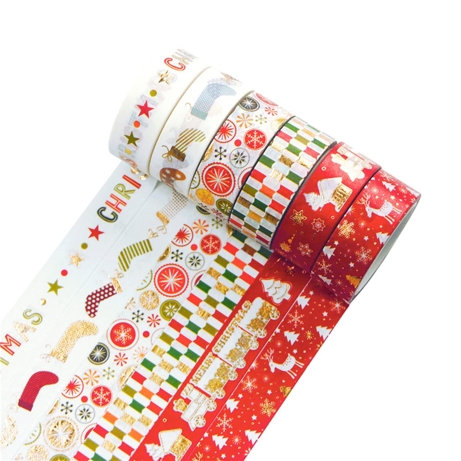 Washi Tapes Set,36 Rollos De Cinta Washi Cinta Adhesiva Decorativa, Incluye Caja De Almacenamiento, para Manualidades, Papelería, Diario, Decoración del Hogar, Talla Única