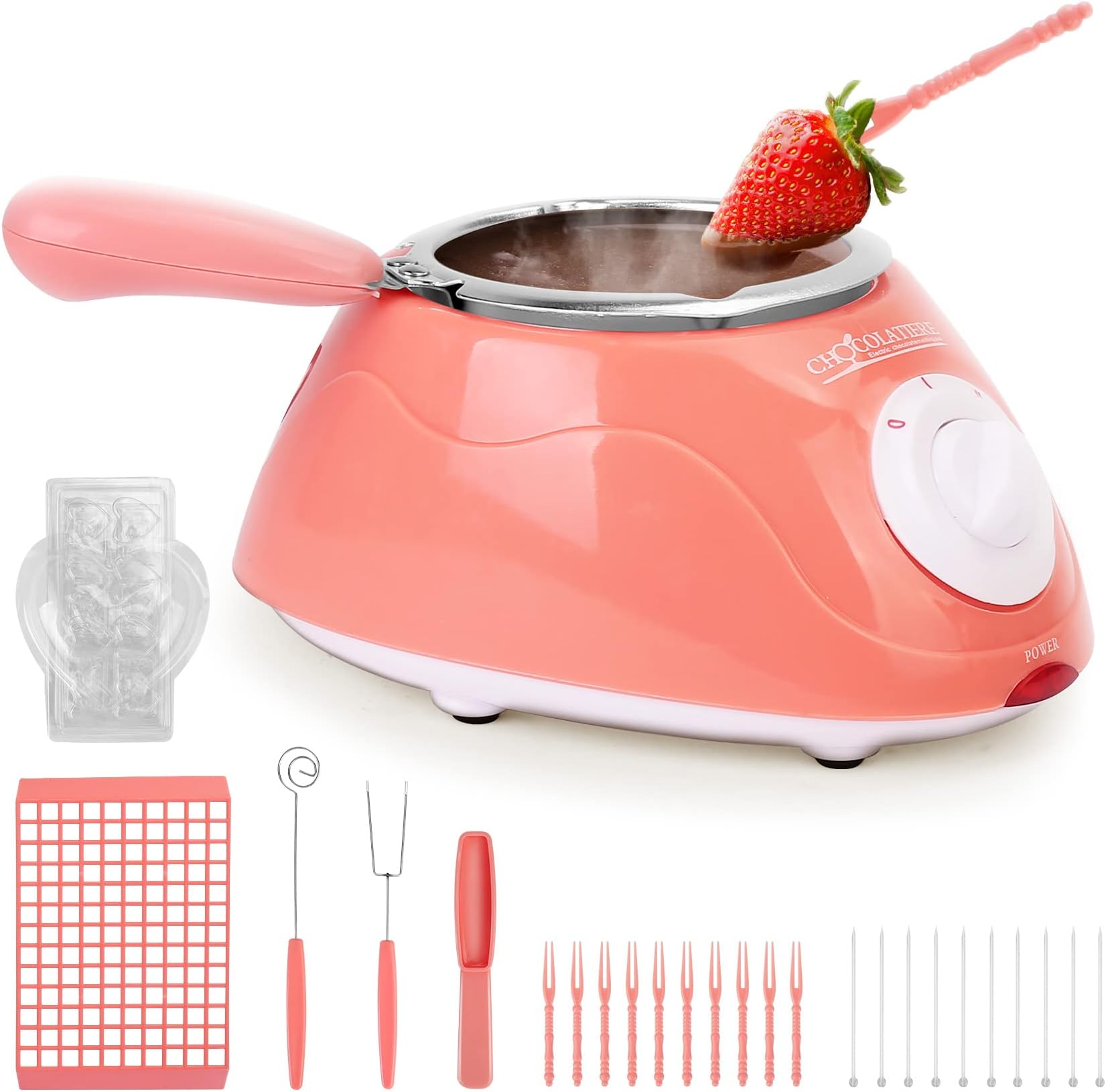 Total Chef Electric Chocolatiere Melter 32+ Accessories