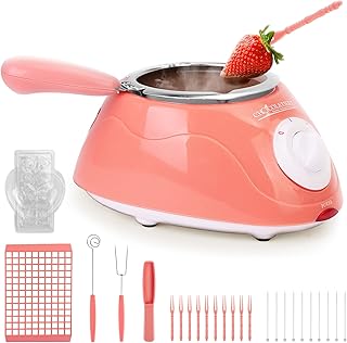 Chocolate Melting Pot, Electric Chocolate Melter Warmer Fondue Fountain ...