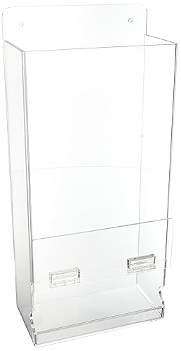 Miniatura 2 de Brady EHMVSD - Dispensador de gafas de seguridad, texto negro sobre plástico transparente, leyenda "gafas de seguridad", 17 14 pulgadas de altura, 8