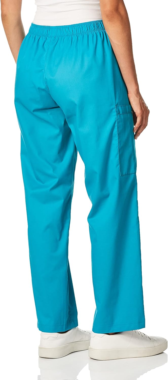 WINK WonderWORK Scrubs for Women, Pull-On Cargo Scrub Pants - Image 3