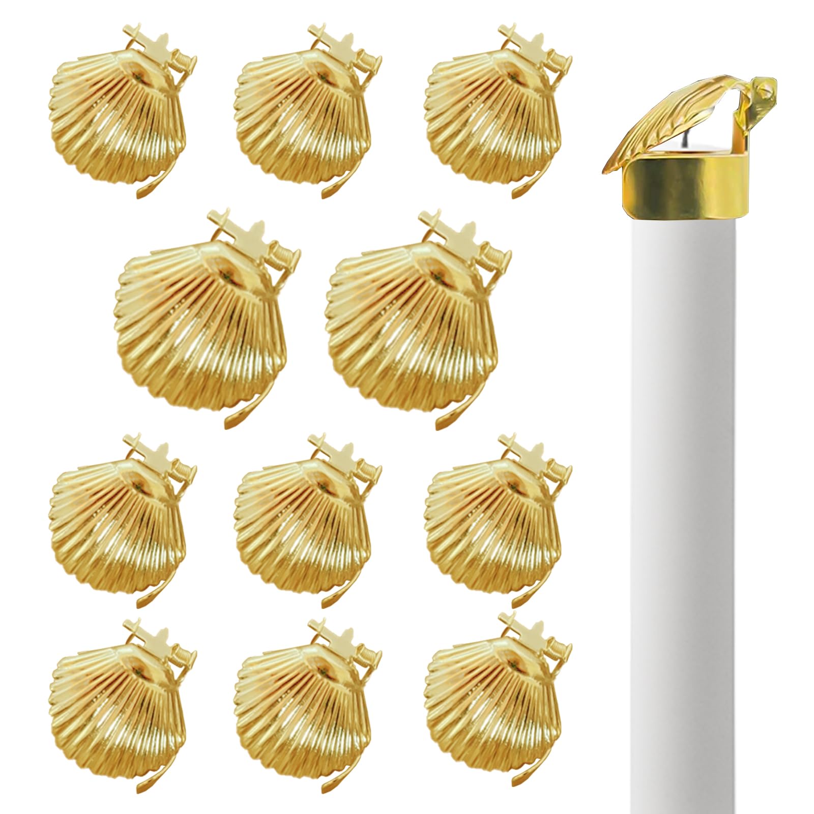 JOJOCY 10PCS Automatic Candle Snuffer Candle Wick Snuffer Stopper Candle Extinguisher Clip On Candle Snuffer for Putting Out Candle Flame Safely