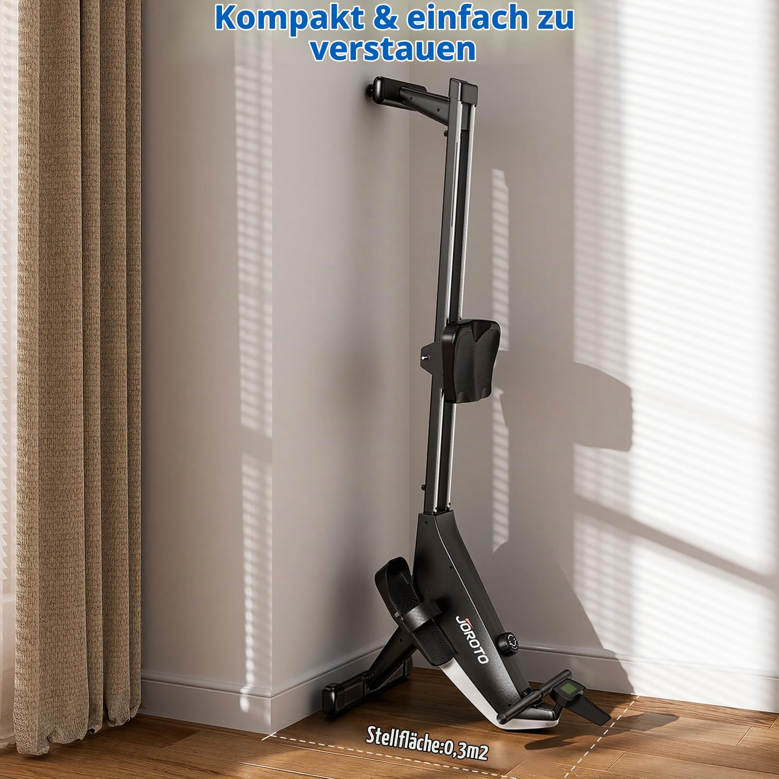 JOROTO Rudergerät für Zuhause, Leiser Magnetisches, 16 Stufen